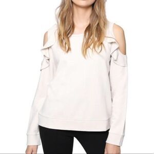 Sanctuary Cordelia Cold Shoulder Sweatshirt Medium